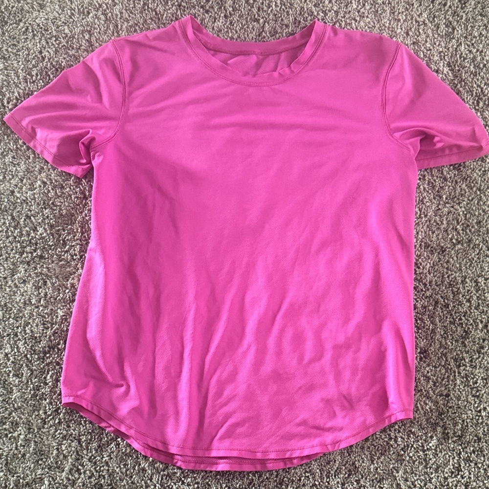 lululemon athletica Pink Short Sleeve Tee